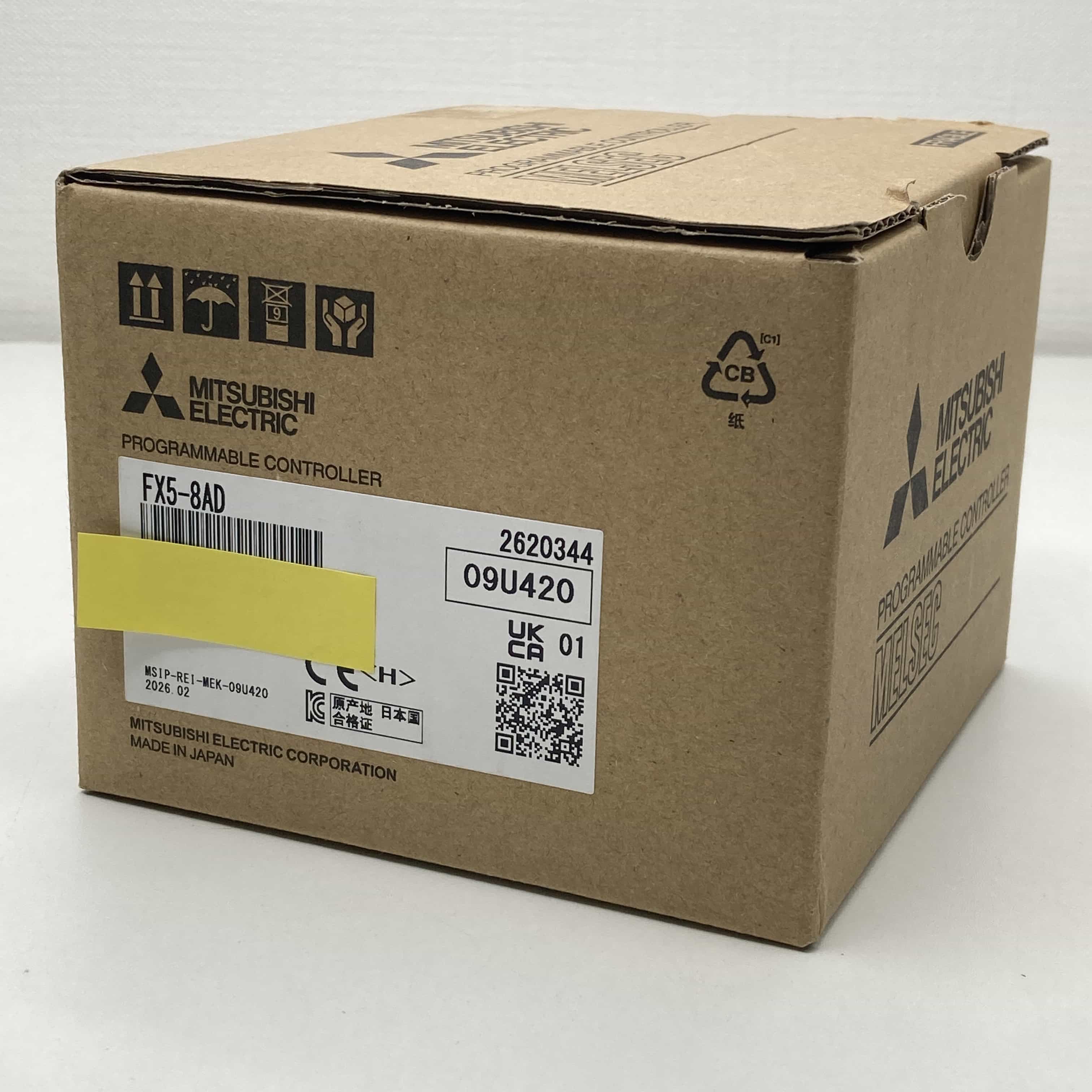 FX5-8AD 2026年製 多チャンネルアナログ入力ユニット（iQ-Fシリーズ：8